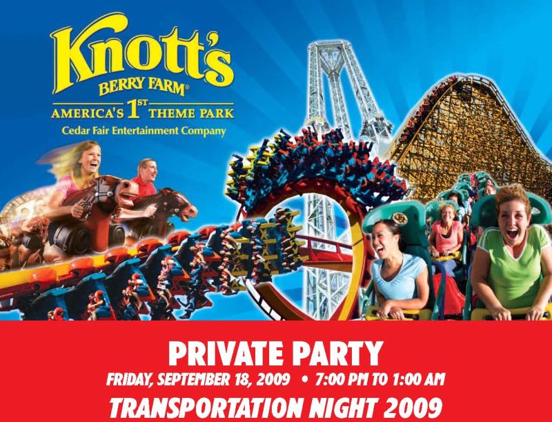 Transportation Night at Knott's Berry Farm 29! Say